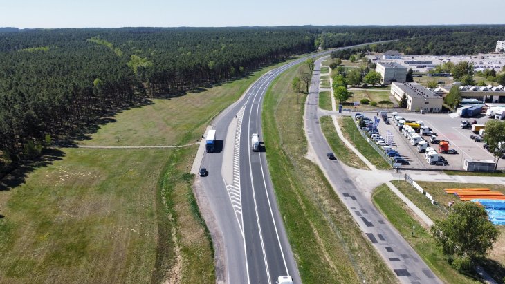 Przebieg drogi ekspresowej S10 pod Toruniem przed budową. Fot. GDDKiA